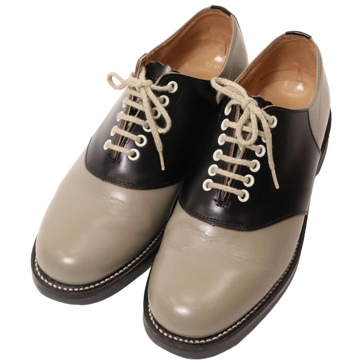 REGAL / 2051 LEATHER SADDLE SHOES リーガル サドルシューズ レザーシューズ 表記サイズ24.5cmの画像1