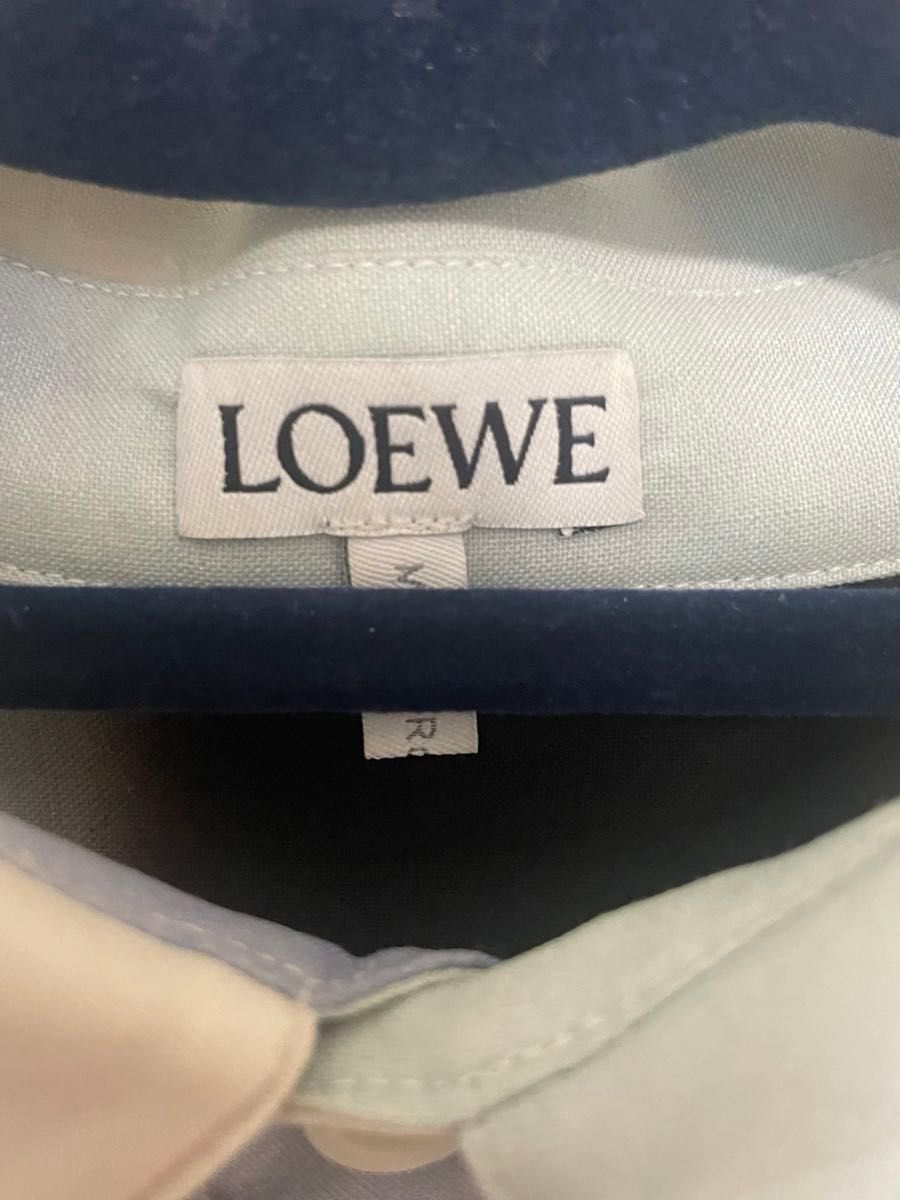 定価12万】LOEWE(ロエベ) シリコンメランジコットンシャツ 定価12万】LOEWE(ロエベ) シリコンメランジコットンシャツ