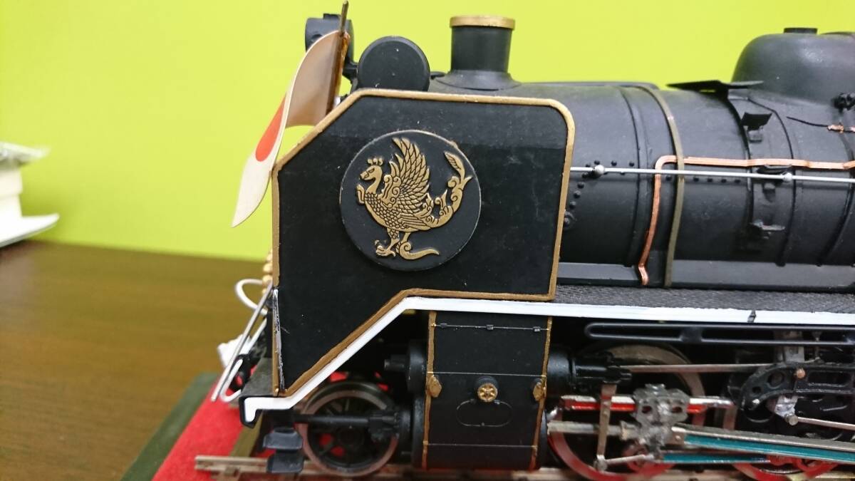 60786 天皇陛下御在位50年記念 鉄道模型 D51 蒸気機関車 コレクション アクリルケース入り_画像9