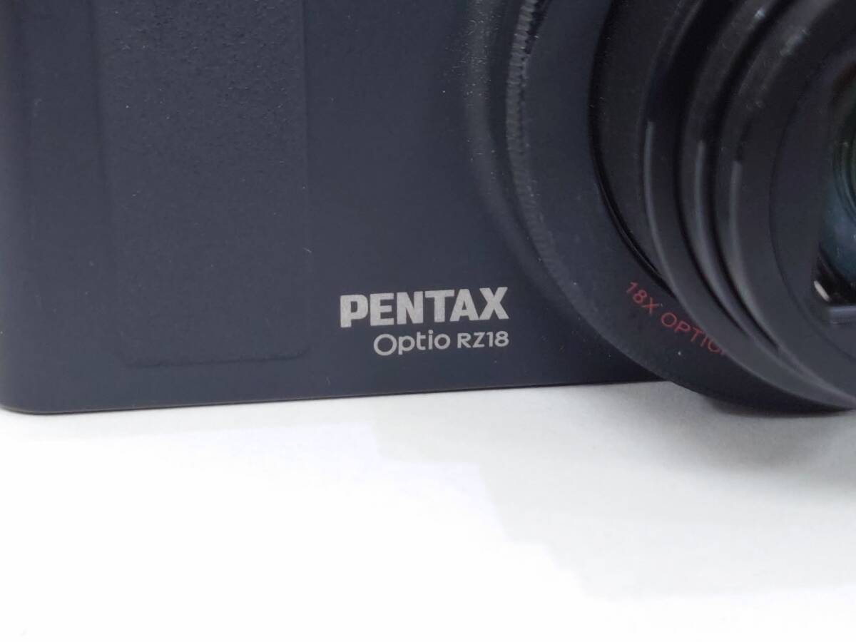60195 PENTAX Optio RZ-18 SR コンデジ コンパクトデジカメ smc PENTAX 4.5-81.0mm 1:3.5-5.9 充電器付き 通電OK フラッシュOKの画像4