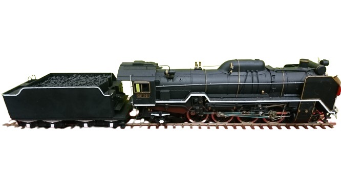 60786 天皇陛下御在位50年記念 鉄道模型 D51 蒸気機関車 コレクション アクリルケース入り_画像2