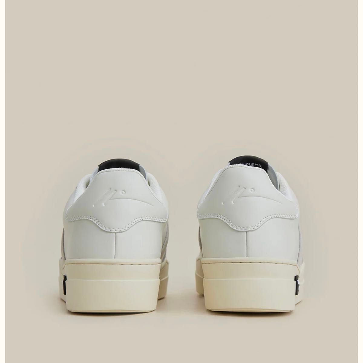 Article NO. DOWNTOWN LOW-TOP WHITE/GREY GERMAN TRAINERS