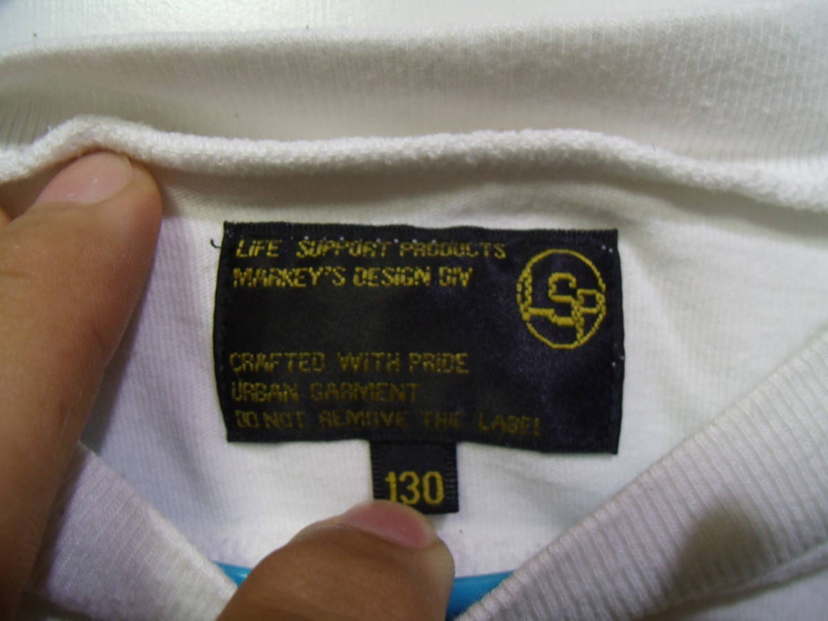 全国送料無料 マーキーズ MARKEY'S 子供服キッズ男＆女の子U.S.ARMYプリント半袖Tシャツ 130_画像2