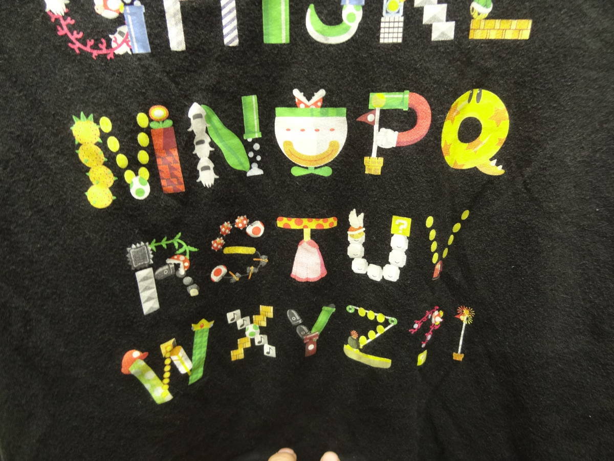 全国送料無料 任天堂 ニンテンドー Nintendo UTGP ユニクロ 子供服キッズ男＆女の子 半袖 黒色 Tシャツ 140_画像4