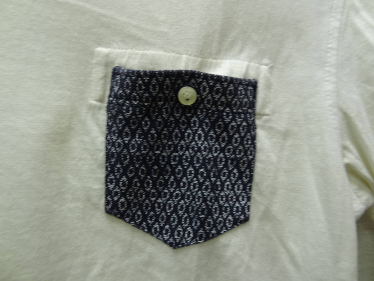 全国送料無料 ティンバーランド Timberland メンズ ボタン付きジャガード素材ポケット付き 半袖 Tシャツ XSサイズ