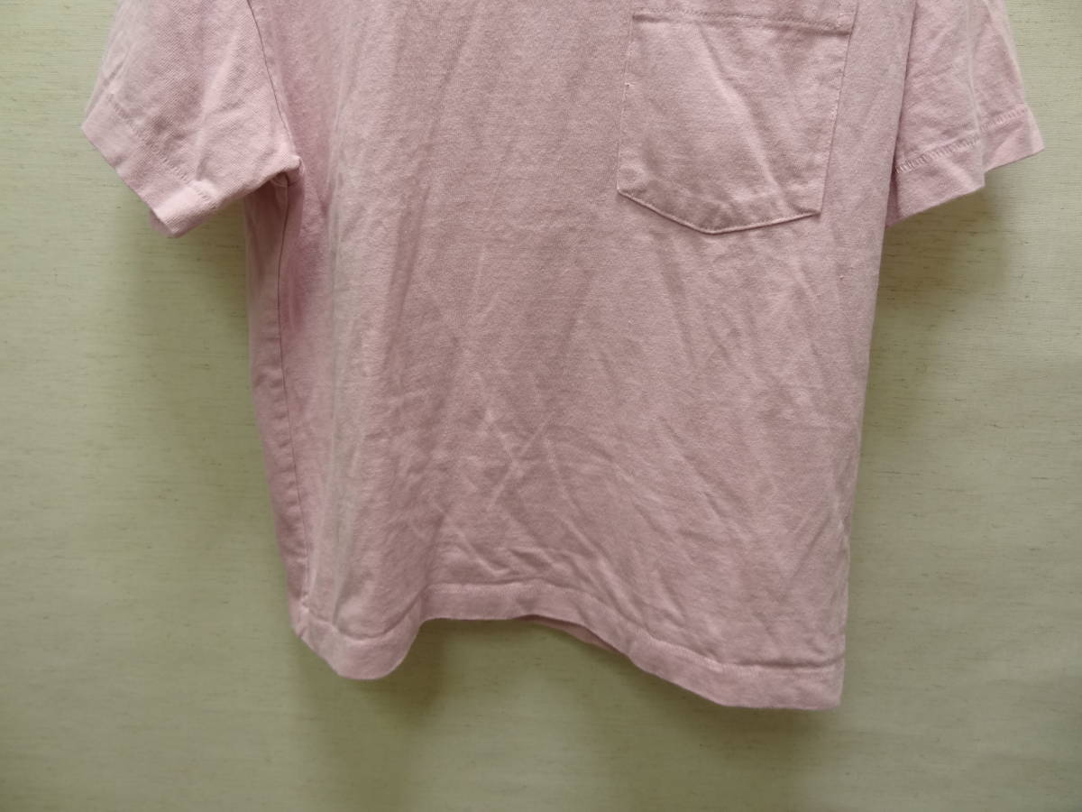  бесплатная доставка по всей стране Gap GAP мужской лиловый розовый цвет короткий рукав . с карманом одноцветный футболка XXS