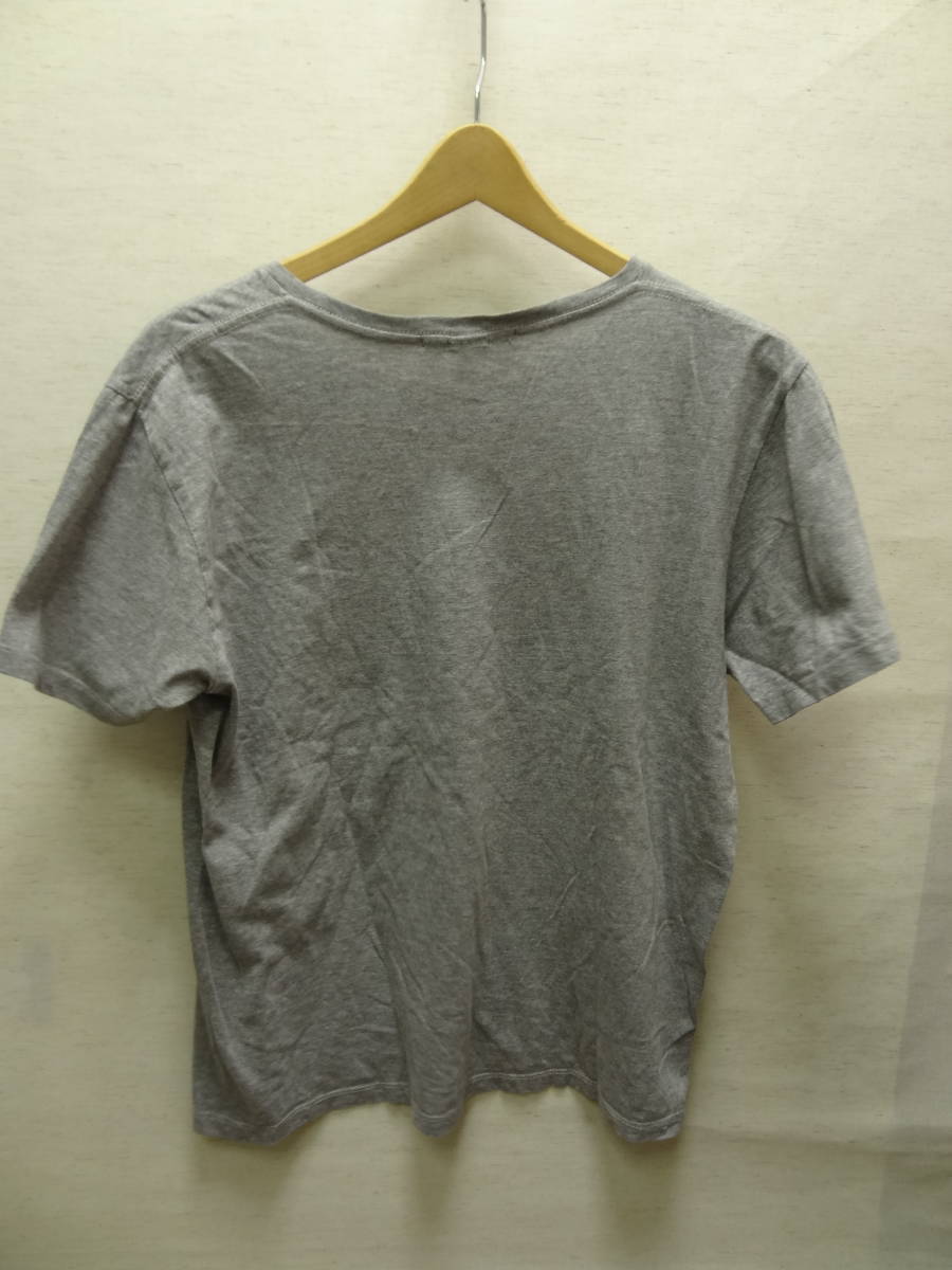 全国送料無料 アーバンリサーチ DOORS 日本製 メンズ 杢グレー色 サンフランシスコ イラストプリント半袖Tシャツ 38(M)サイズ_画像7