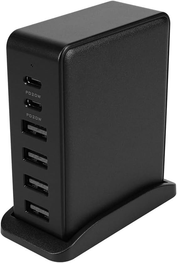 オウルテック USB 充電器 合計最大64W PD20W  OWL-APD64C2A4-BK