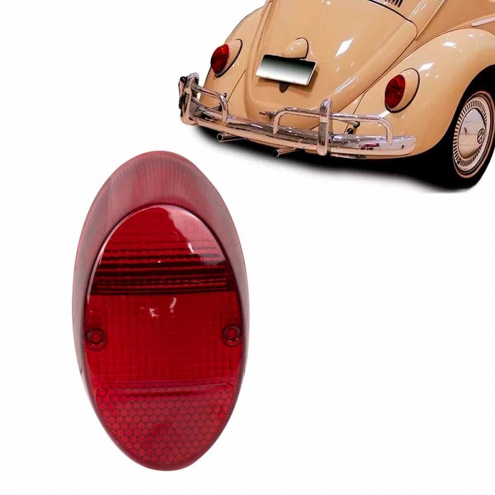 リア ライト テールライトレンズ ペア ２個セット レンズ 色 赤 レッド T1 空冷ＶＷ 空冷ワーゲン ビートル VW 62年~67年_画像5