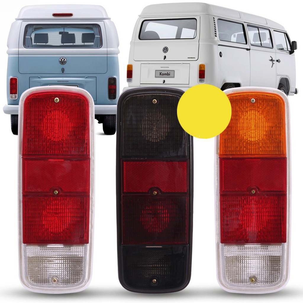 リア ライト テールライトレンズ ペア ２個セット レンズ 色 レッド 赤 透明 クリア コンビ T2 バス 用 72年 ~ 79年 2009年まで ライト　_画像8