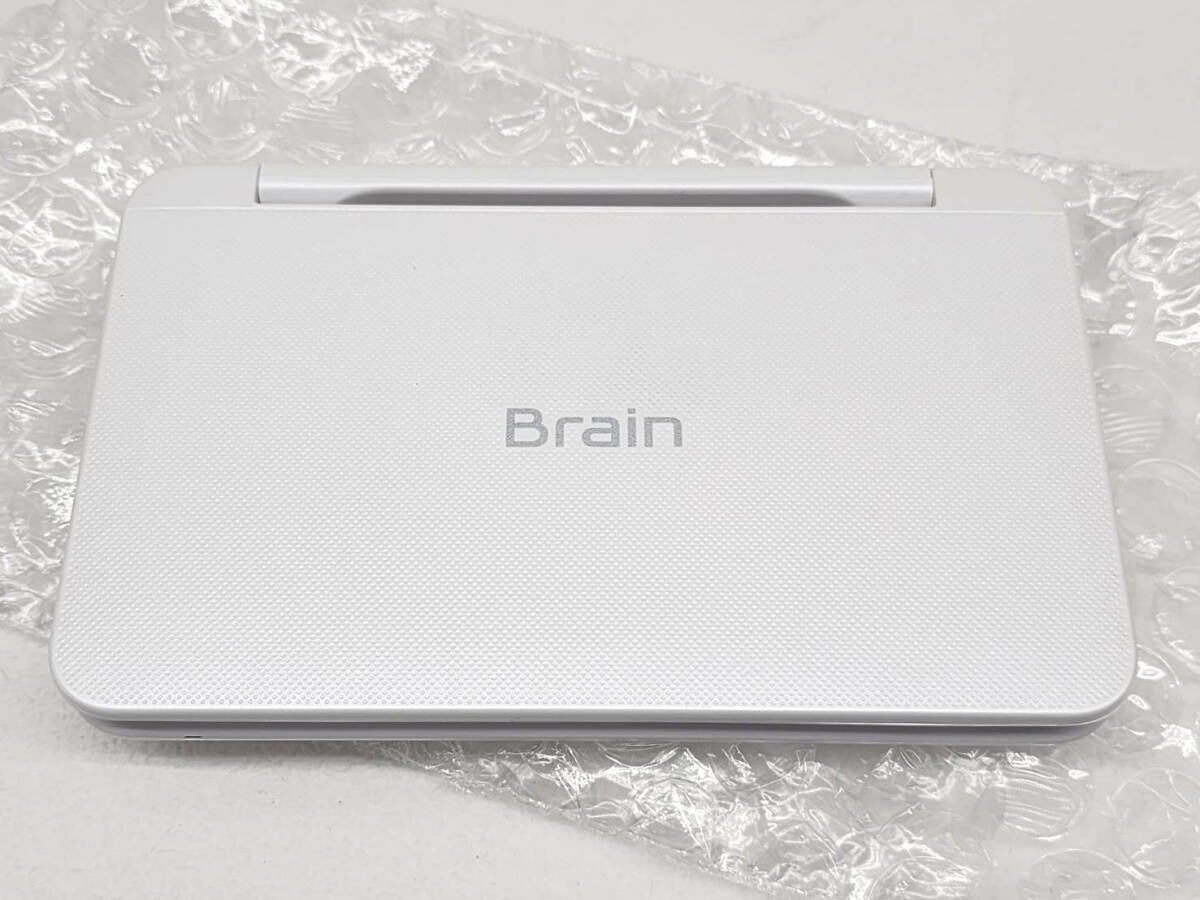 s-60309 展示品 シャープ SHARP PW-H2-W  カラー電子辞書 Brain ブレーン 高校生モデル 230コンテンツ収録 ホワイトの画像3