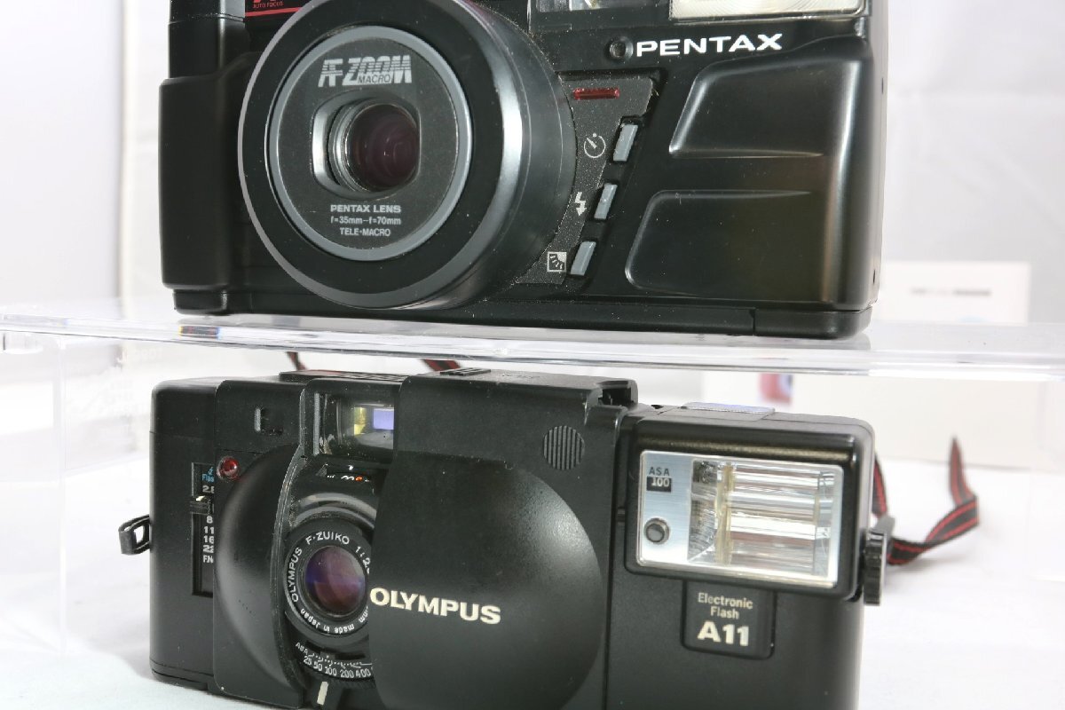 《一斉処分》OLYMPUS オリンパス XA+A11 Konica コニカ C35 Minolta ミノルタ HI-MATIC コンパクト フィルム カメラなど処分 #U559の画像10