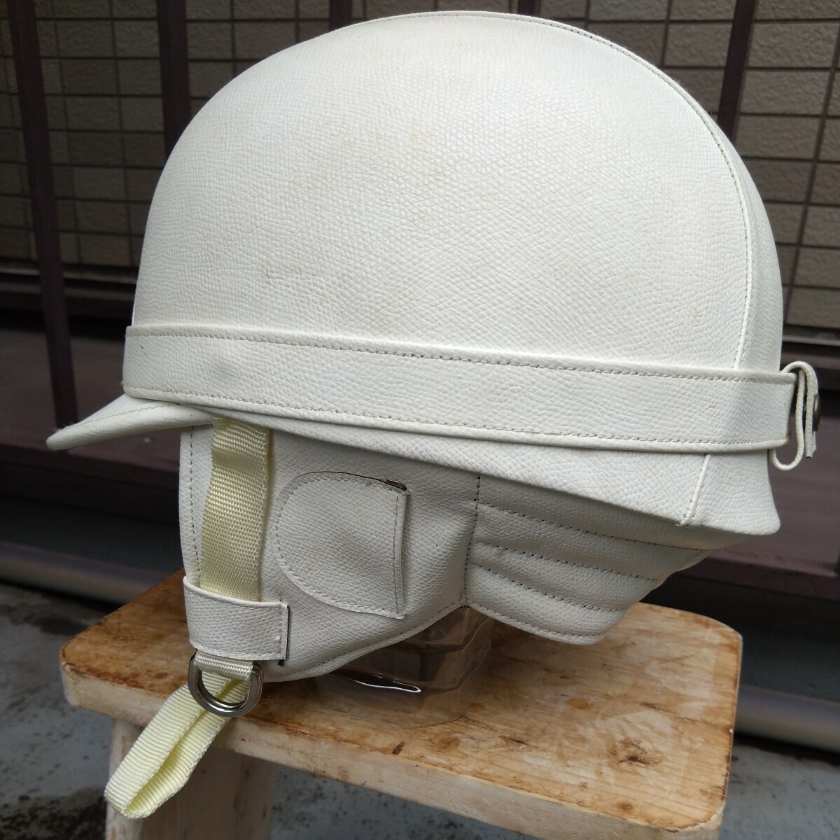 ホノラリー HONORARY CORKER コーカー ヘルメット Lサイズ 59〜61cm 未満 フリーアジャスト ベスパ ランブレッタ モッズ ビンテージ レア の画像2