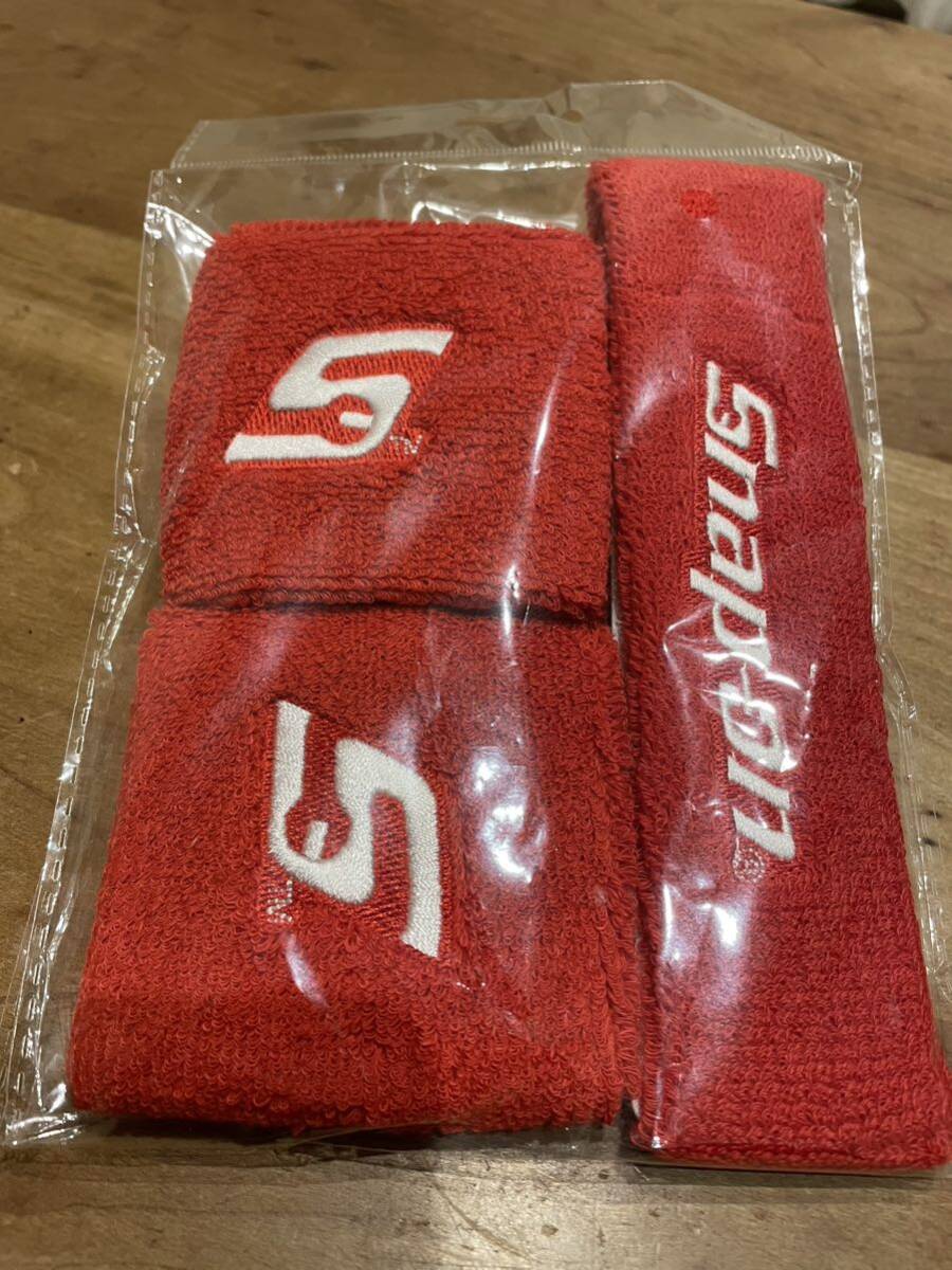 snap-on] Snap-on hair band & wristband 2 set ( unopened * unused )