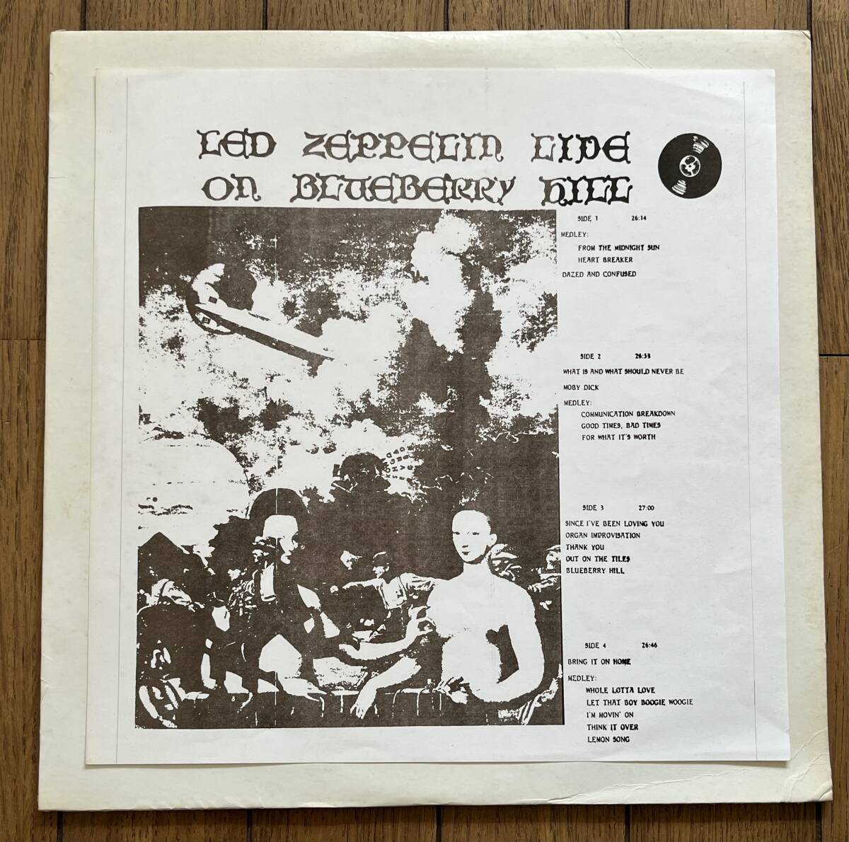 2枚組 LP 2LP US盤 米盤 レコード Led Zeppelin / Live On Blueberry Hill 30/31 レッドツェッペリン ライブ LAフォーラムの画像1