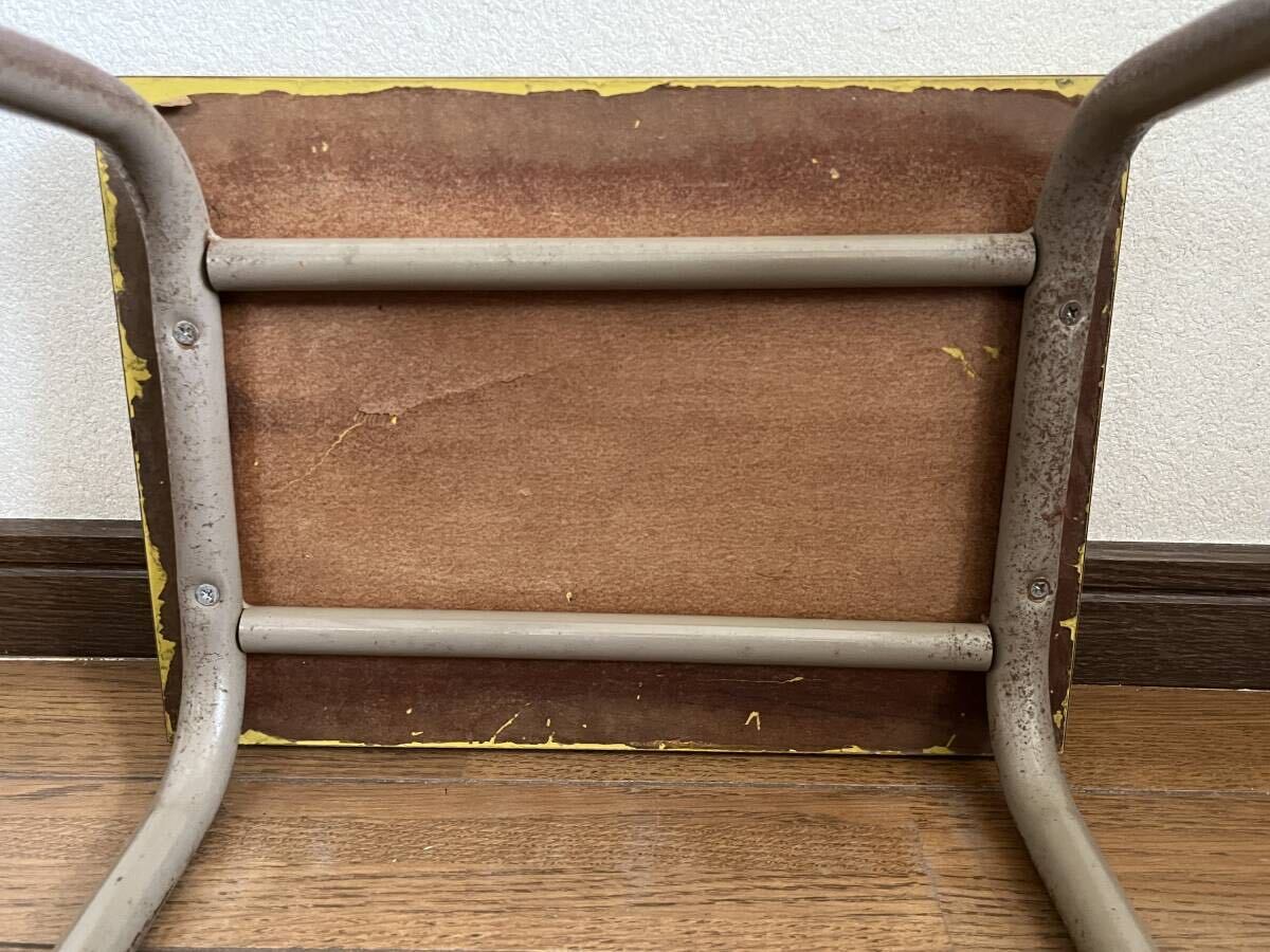 当時物 古民家 蔵出し 昭和レトロ アンティーク ビンテージ パイプイス 椅子 インテリア ディスプレイ 再構 DIY・Vintage Chair_画像8