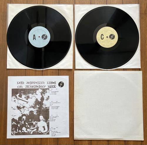 2枚組 LP 2LP US盤 米盤 レコード Led Zeppelin / Live On Blueberry Hill 30/31 レッドツェッペリン ライブ LAフォーラムの画像4