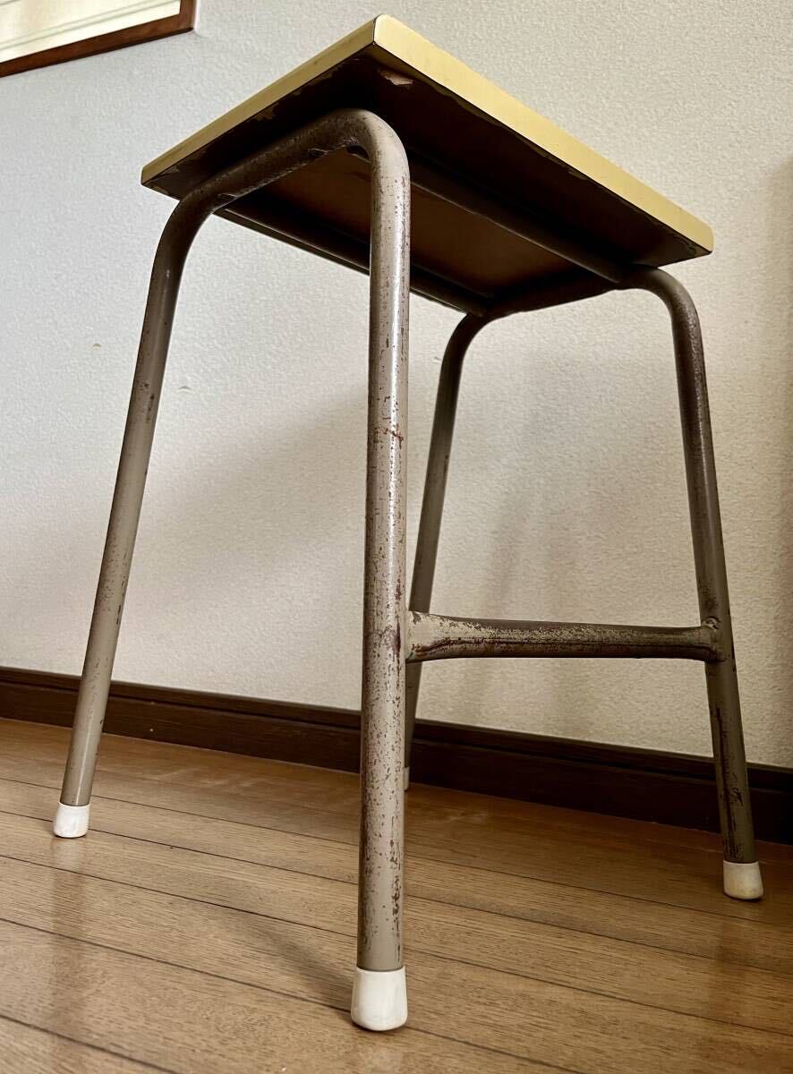 当時物 古民家 蔵出し 昭和レトロ アンティーク ビンテージ パイプイス 椅子 インテリア ディスプレイ 再構 DIY・Vintage Chair_画像6