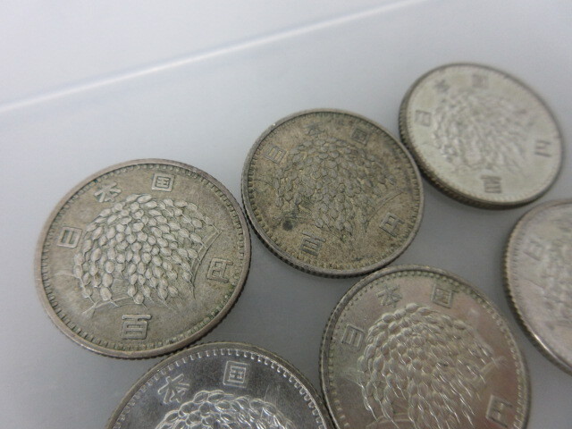 100円銀貨　特年　昭和39年　昭和三十九年　6枚セット　日本の銀貨　記念硬貨　#59427.535_画像9