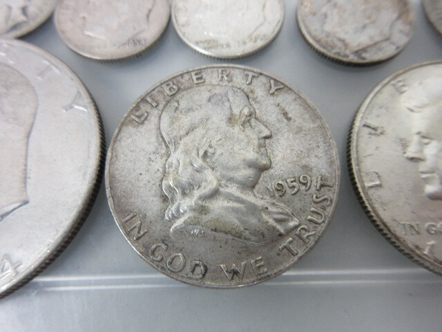 USA LIBERTY コインまとめて 銀貨 ケネディ ハーフダラーなど #59648-2の画像3