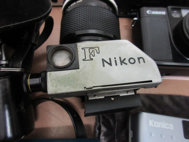  camera together film camera Canon AF35M Minolta SR-7 Nikon L35AD2 Nikon FTN FINDER etc. Junk summarize #58828~