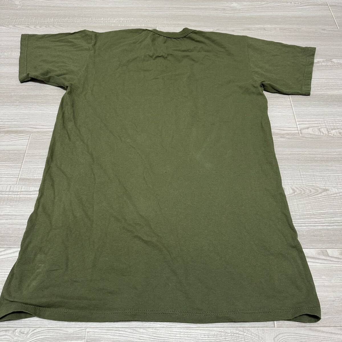 ☆人気商品☆ 沖縄 米軍放出品 SOFFE USMC MARINE RAIDERS ミリタリー 半袖 Tシャツ オシャレ ファッション OD MEDIUM (管理番号W152)_画像2