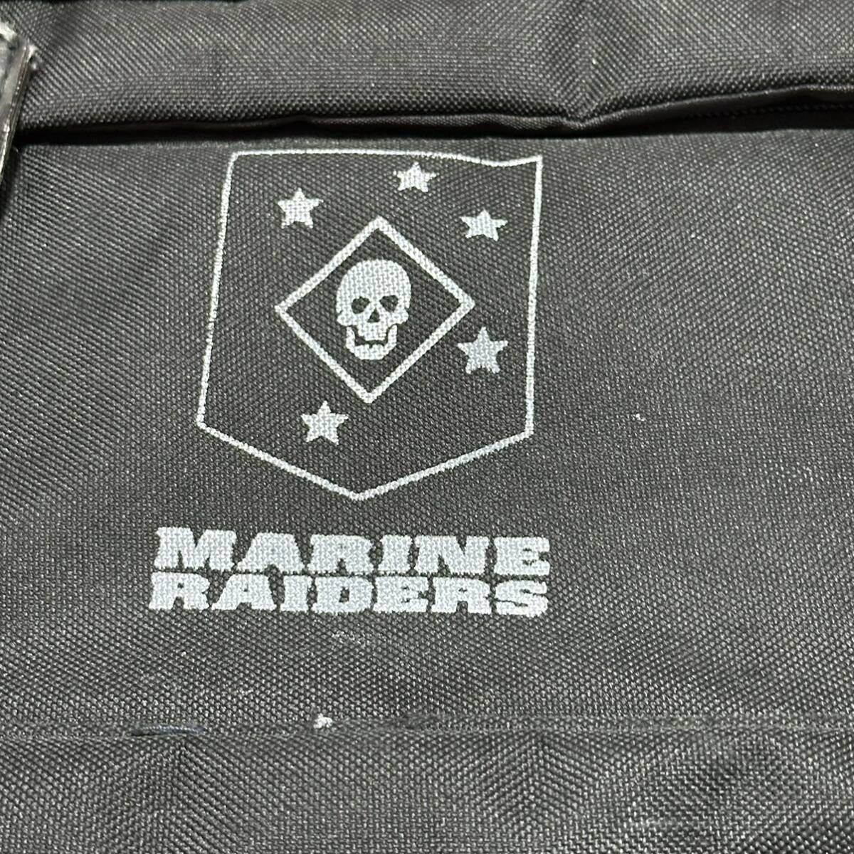 沖縄 米軍放出品 USMC MARINE RODERS POUCH BLACK ポーチ バック トレーニング (管理番号W185)の画像3