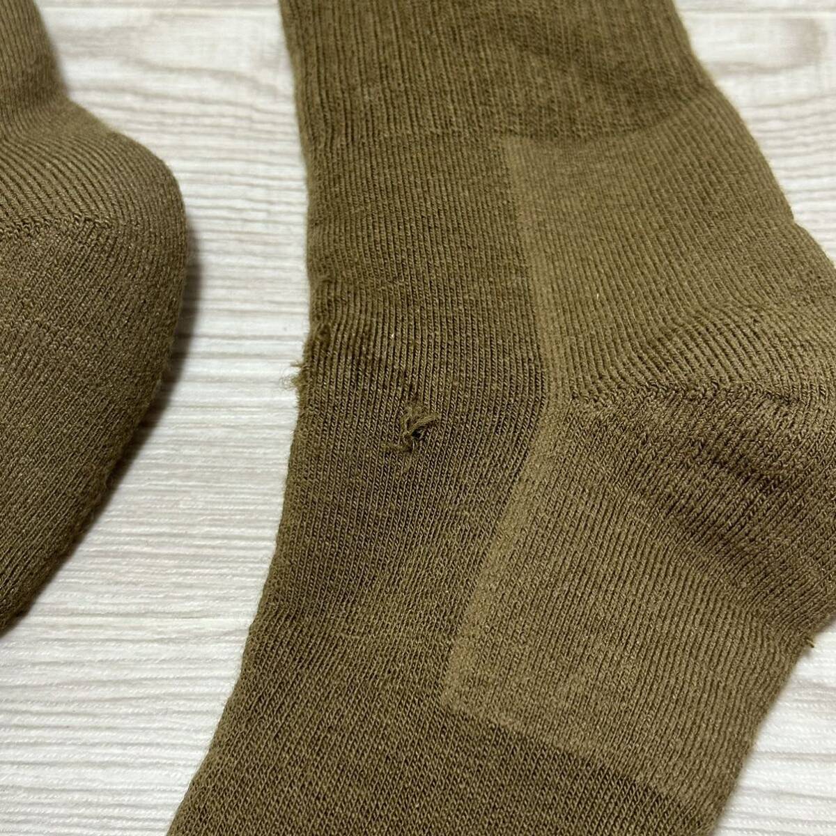 沖縄 海兵隊実物 BOOTS SOCKS ブーツ ソックス コヨーテ キャンプ アウトドア 登山 靴下 MEDIUM (管理番号I104)_画像7