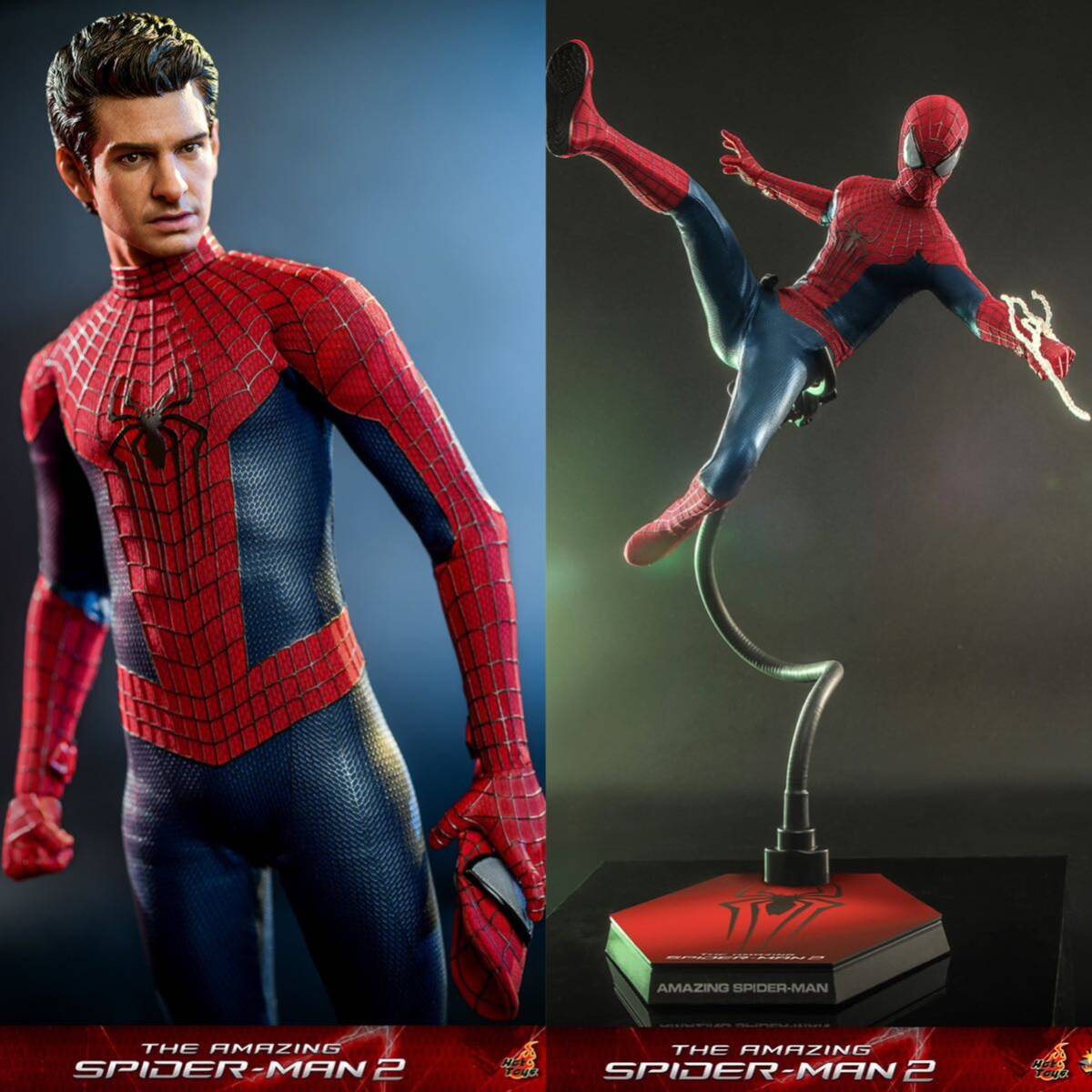 ホットトイズ　 『アメイジング・スパイダーマン２』　アメイジング・スパイダーマン ＆ リザード（ジオラマ台座）セット 1/6スケール