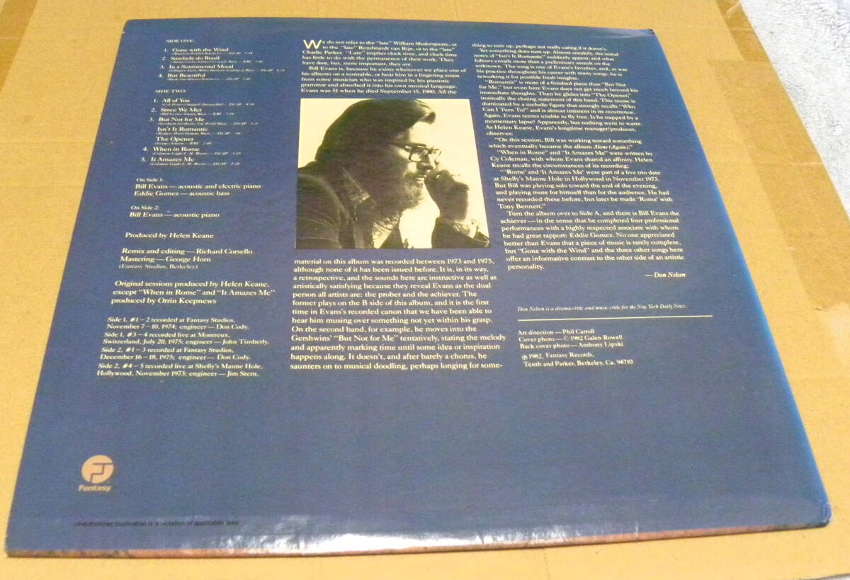 （輸入盤・LP） BILL EVANS  / ELOQUENCE の画像2