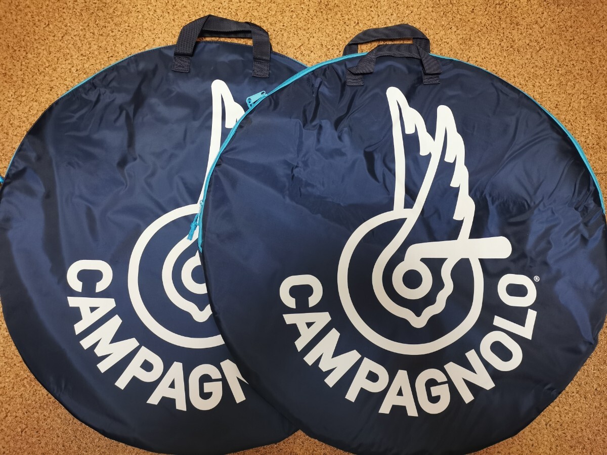 【CAMPAGNOLO】未使用新品 カンパニョーロ ホイールバッグ 2枚セット BORAWTO45購入時付属品 バッグのみ_画像1