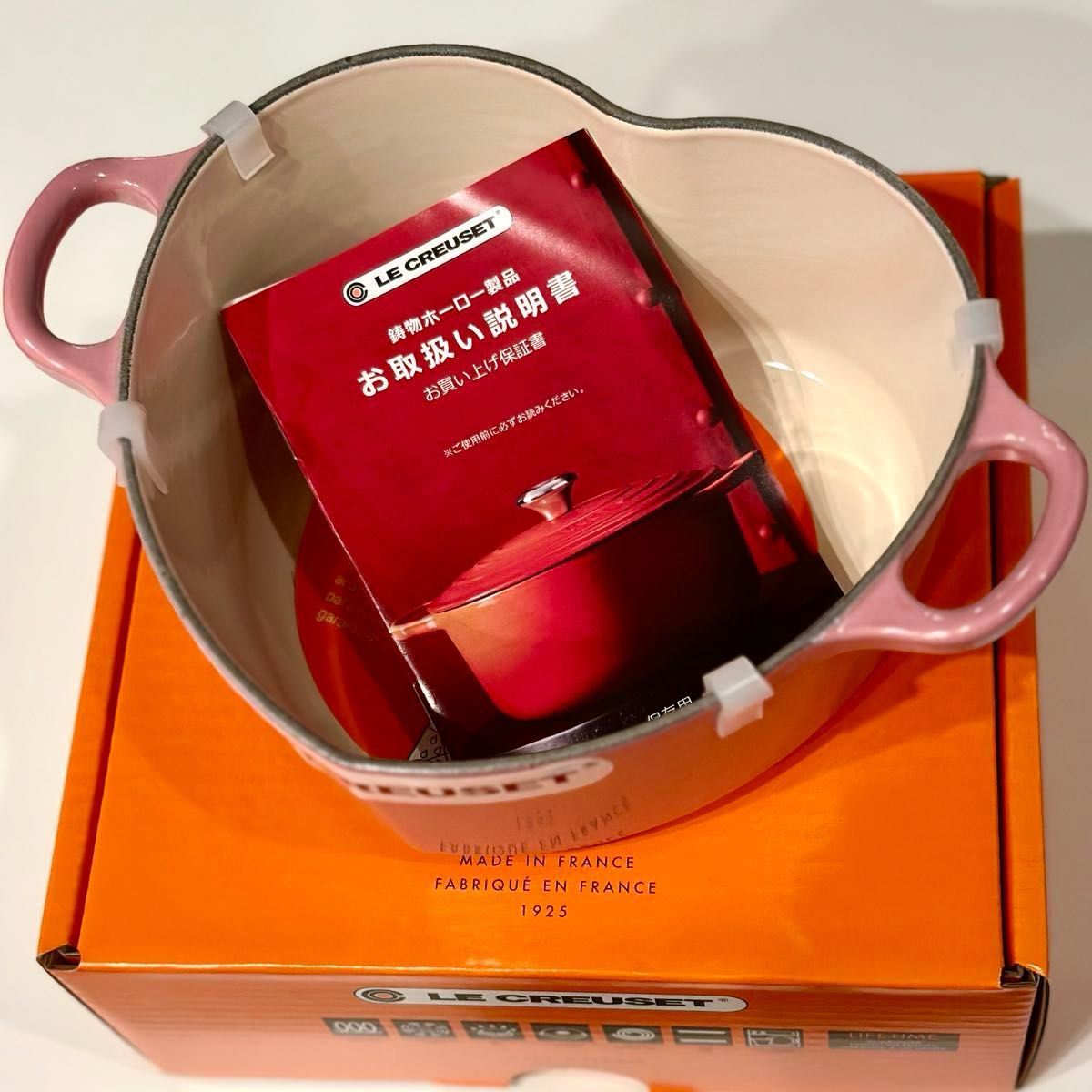 新品未使用】ル・クルーゼ ココットダムール ループ フレンチ 新品未使用】ル・クルーゼ ココットダムール ループ フレンチ