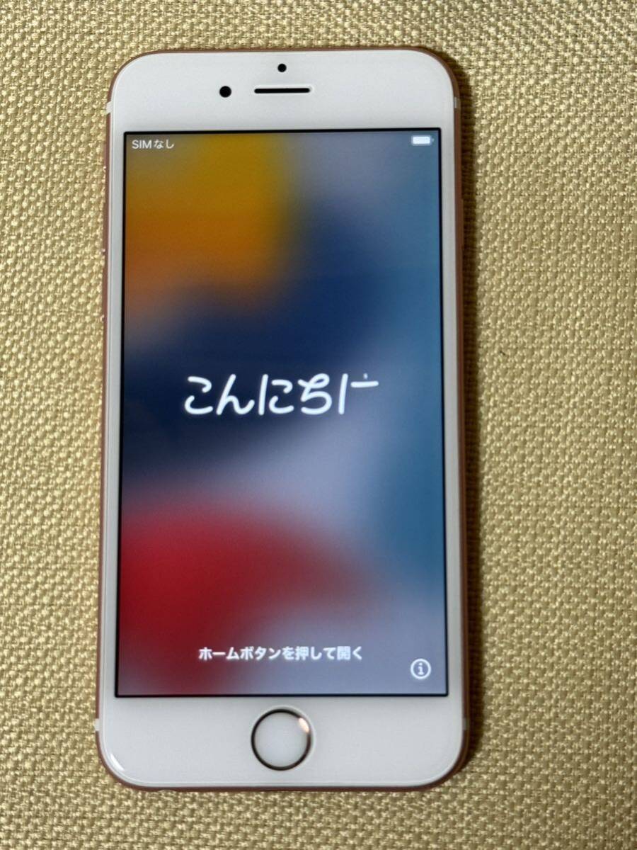 【ネコポス送料込,割と美品,難有】Apple iPhone6s 32G ローズゴールド バッテリー最大容量93% SIMロック解除済み docomo 本体のみ_画像1