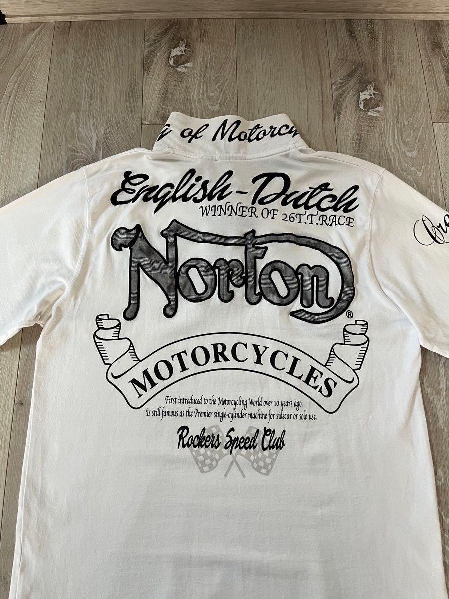 Norton ポロシャツ　ＸＬ　メンズ  刺繍