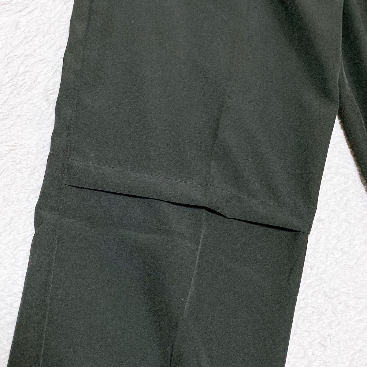 【GW限定セール】ジュニアパンツ ブラック 140 カーゴパンツ シンプル カジュアル キッズ 子供服