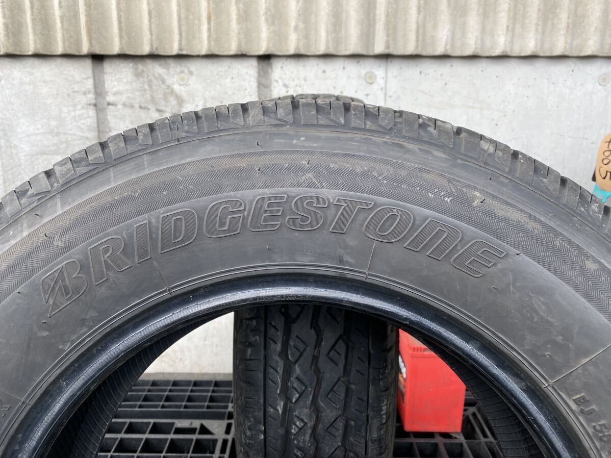 ノ4596　送料無料　BRIDGESTONE ブリヂストン V600　195/80R15 107/105L LT　2本価格　2019年製_画像4