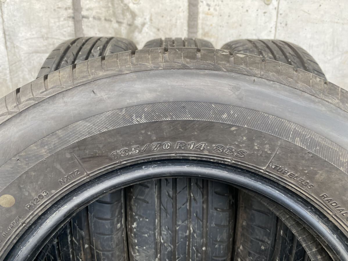 E4606　送料無料　BRIDGESTONE ブリヂストン NEXTRY ネクストリー 185/70R14 88S　4本価格　2021年製_画像9