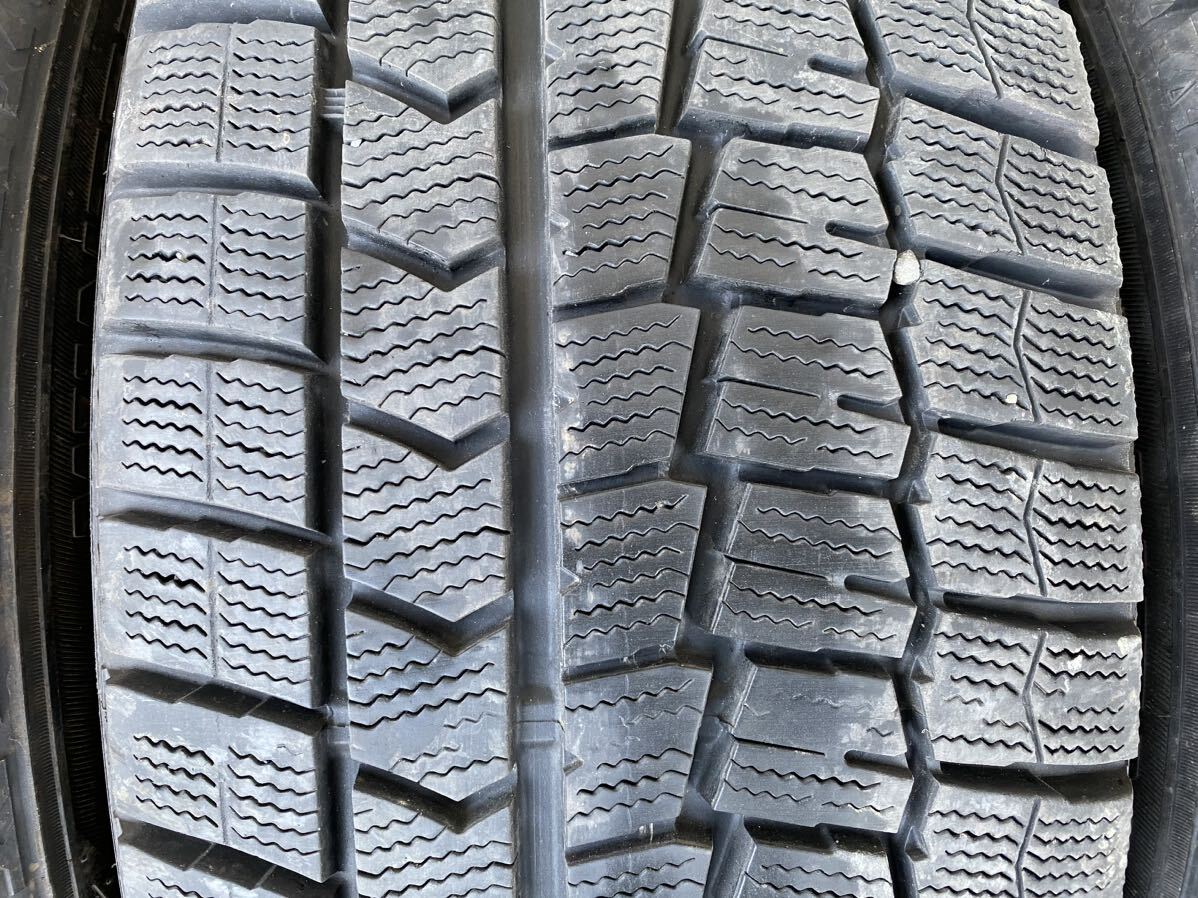 J4818　送料無料☆深溝スタッドレス　DUNLOP ダンロップ WINTER MAXX WM02　225/50R17 94Q　4本価格　2018年製_画像5