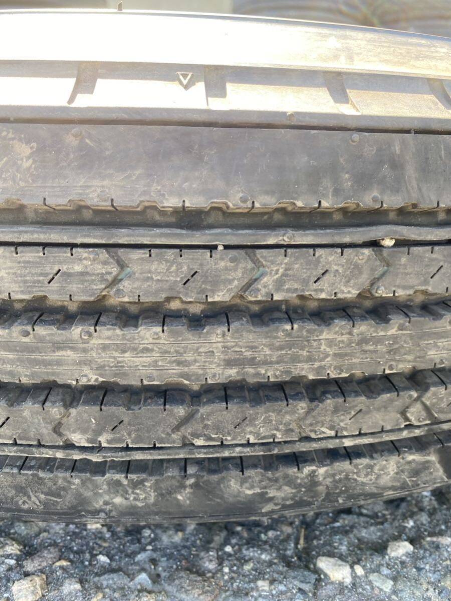 テ4685　送料無料　新車外しイボ付き美品　DUNLOP ダンロップ SP330K　225/80R17.5 123/122L　1本価格　2023年製_画像2