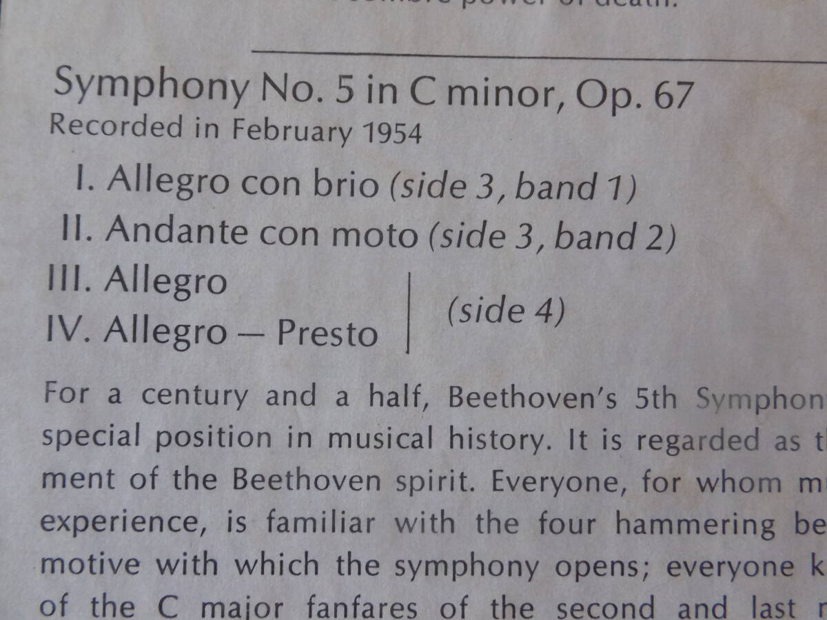 米セラフィム盤3枚組フルトヴェングラー・ウィーンフィルのベートーヴェン交響曲3・5・7番数多いフルヴェン録音の中で演奏録音共に最高_画像5