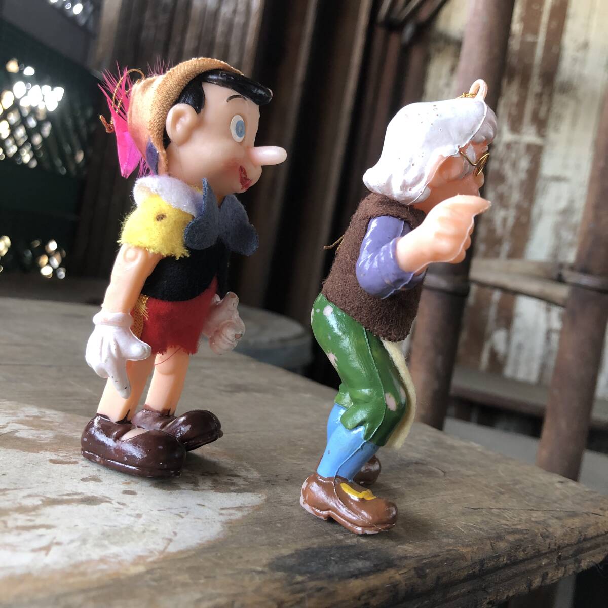  prompt decision price Pinocchio ze pet .. san set 80s Vintage ornament figure Disney 
