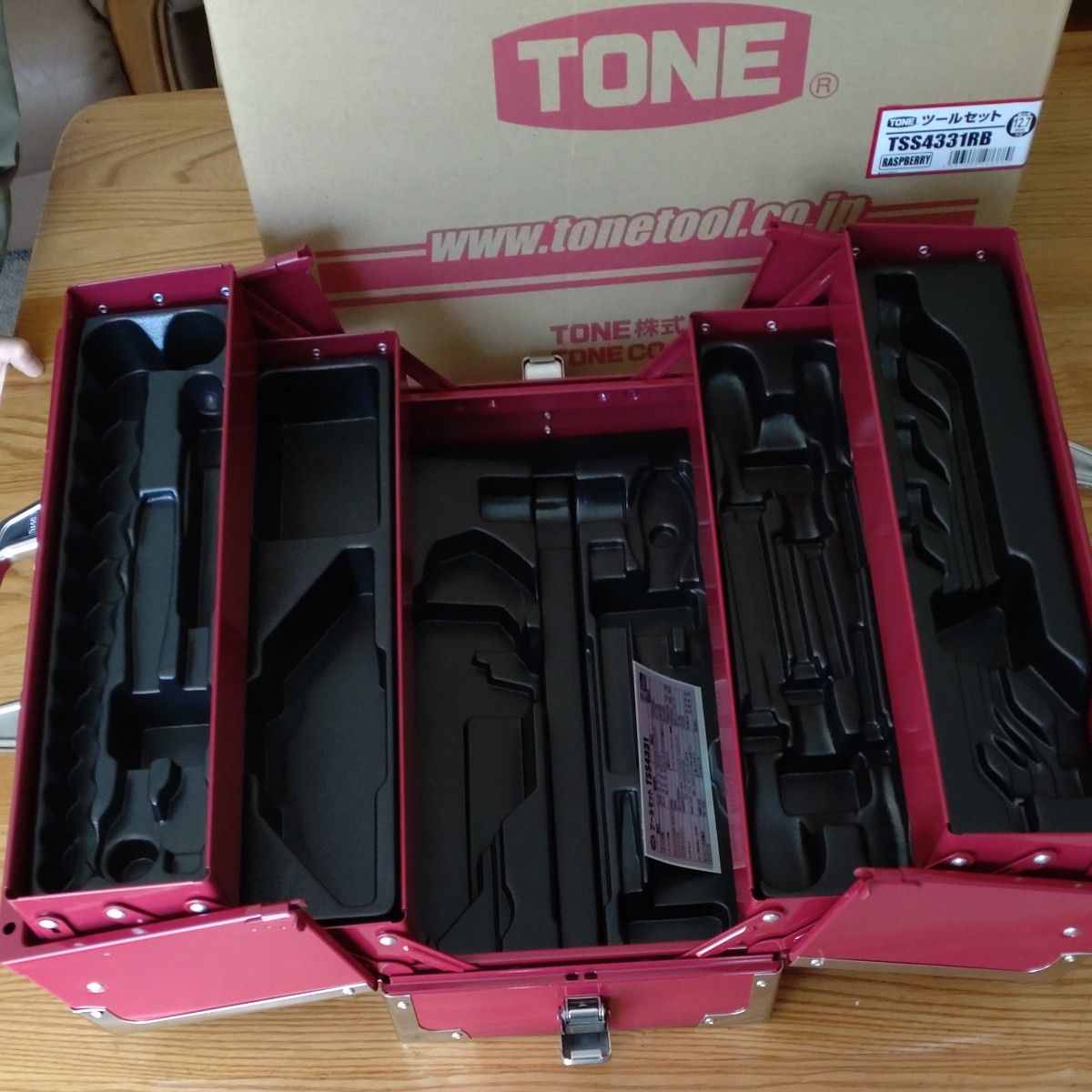 【2024】 TONE (トネ) ツールセット （ラズベリー) TSS4331RB 工具セット