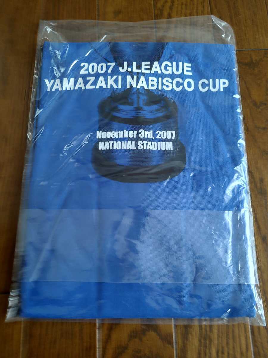 （新品未開封）貴重　アンブロ　ガンバ大阪　2007年　ヤマザキナビスコカップ優勝記念Tシャツ　サイズL _画像2