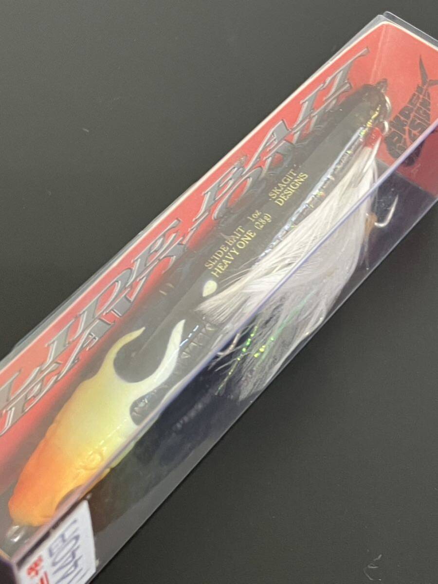 ☆新品未開封☆ SKAGIT DESIGNS スカジットデザインズ SLIDE BAIT HEAVY ONE28ｇ スライドベイトヘビーワン 「S105MG(スモークFH)」の画像3