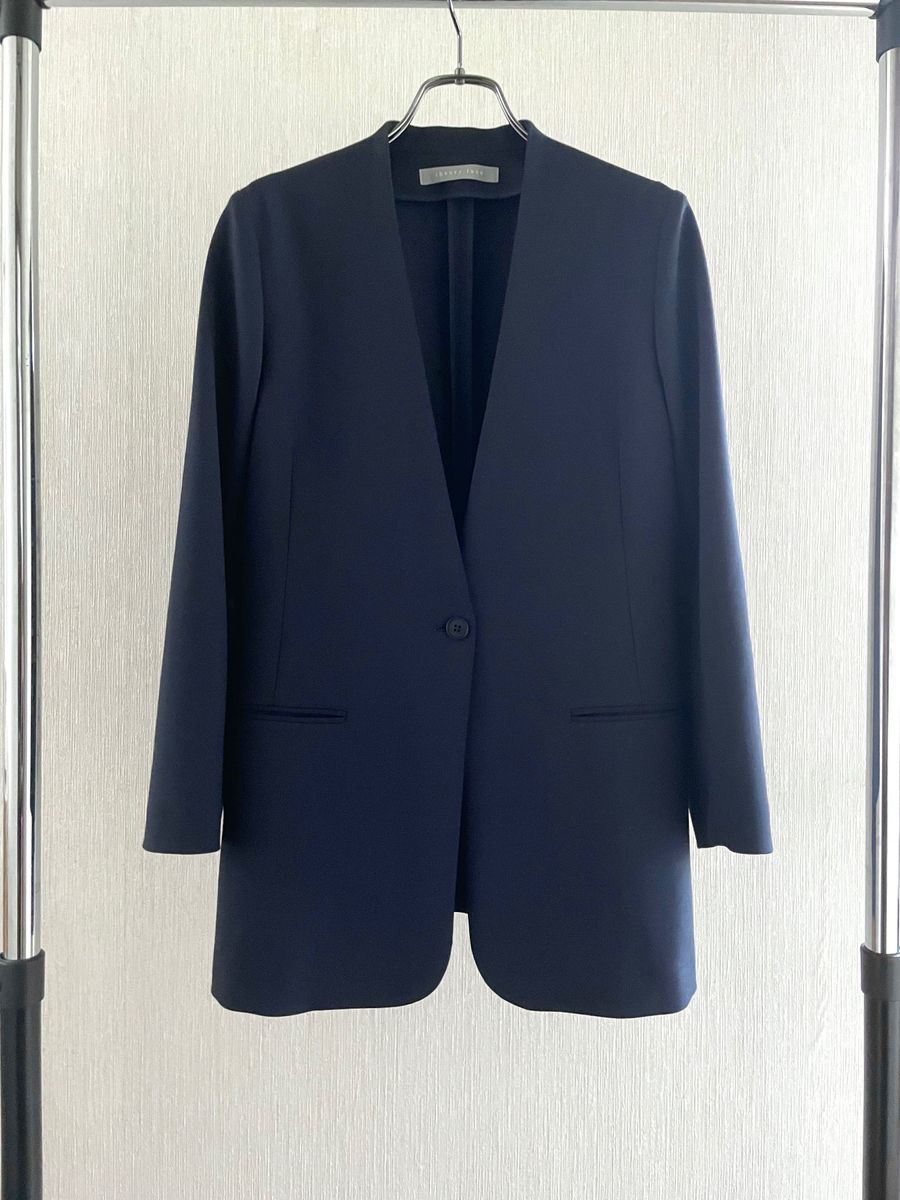 Theory luxe Frost Stretch ウォッシャブル ノーカラー Theory luxe Frost Stretch ウォッシャブル ノーカラー