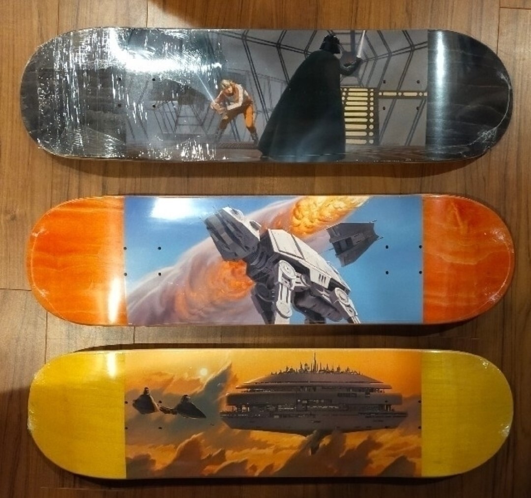 STARWARS × ELEMENT skateboard 40th Anniversary deck 3 pcs set domestic limitation 40 set Star Wars Element 