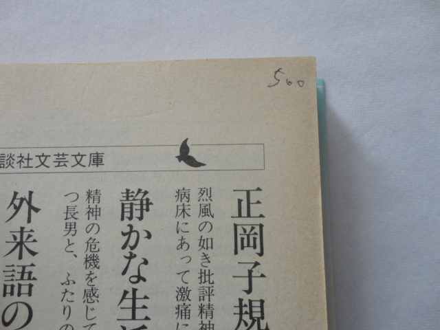 講談社文芸文庫『静かな生活』大江健三郎　平成７年　帯　講談社_画像8