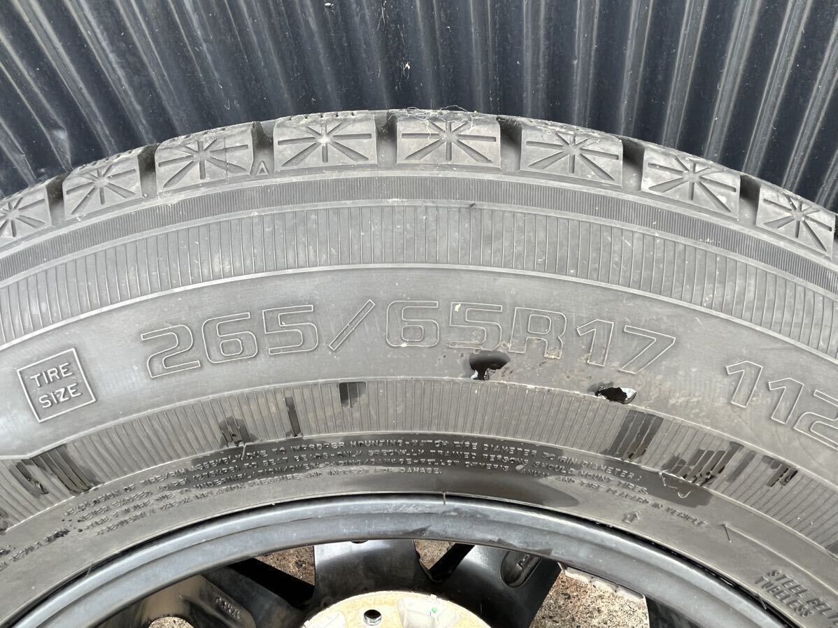 トヨタサーフ　スタッドレスタイヤホイールセット　265/65R17 6穴 KEELER 17インチ_画像3