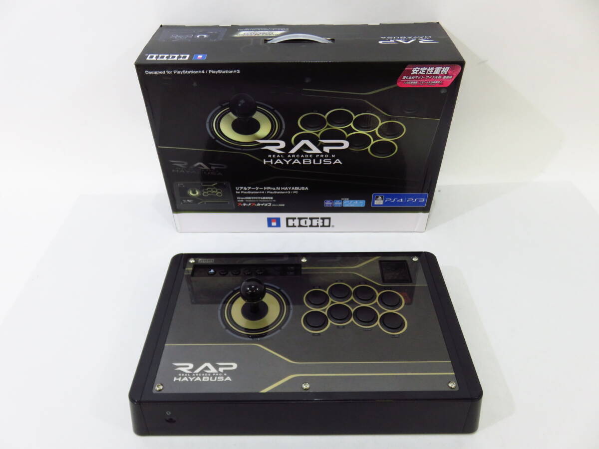 n5059k 【中古】 HORI ホリ リアルアーケードPro.N HAYABUSA forPS4/PS3/PC [046-240402]_画像1