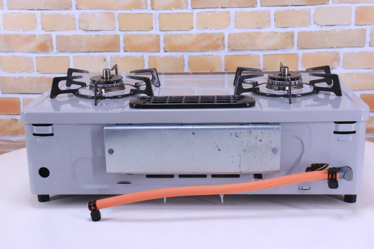  gas portable cooking stove gas-stove 2. portable cooking stove grill attaching Rinnai LP gas RT61GH-L 2014 year made left a little over fire grill beautiful goods secondhand goods #(F9239)